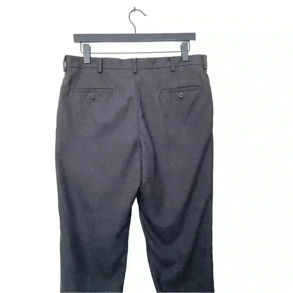 Kenneth Cole Reaction Lightweight Charcoal Grey Dress Pants - Picture 2 of 7